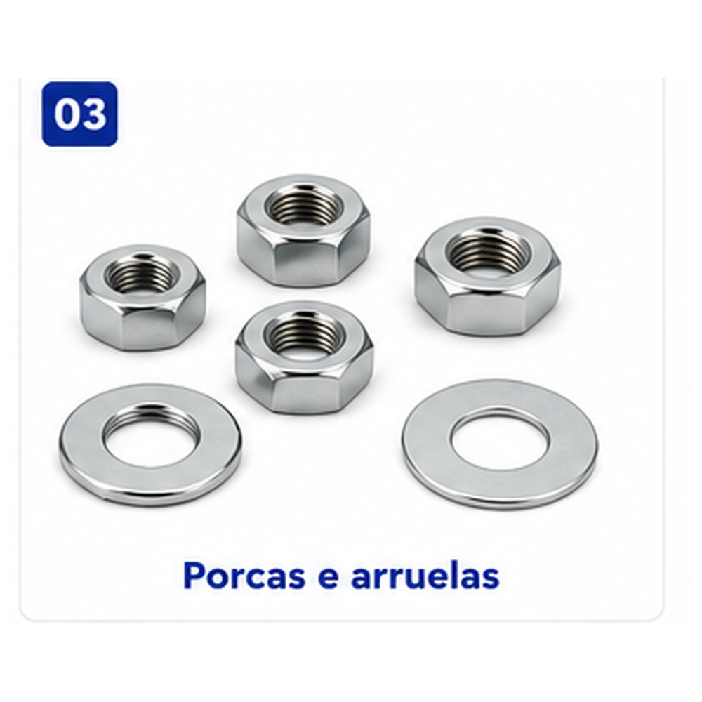 Porcas e Arruelas