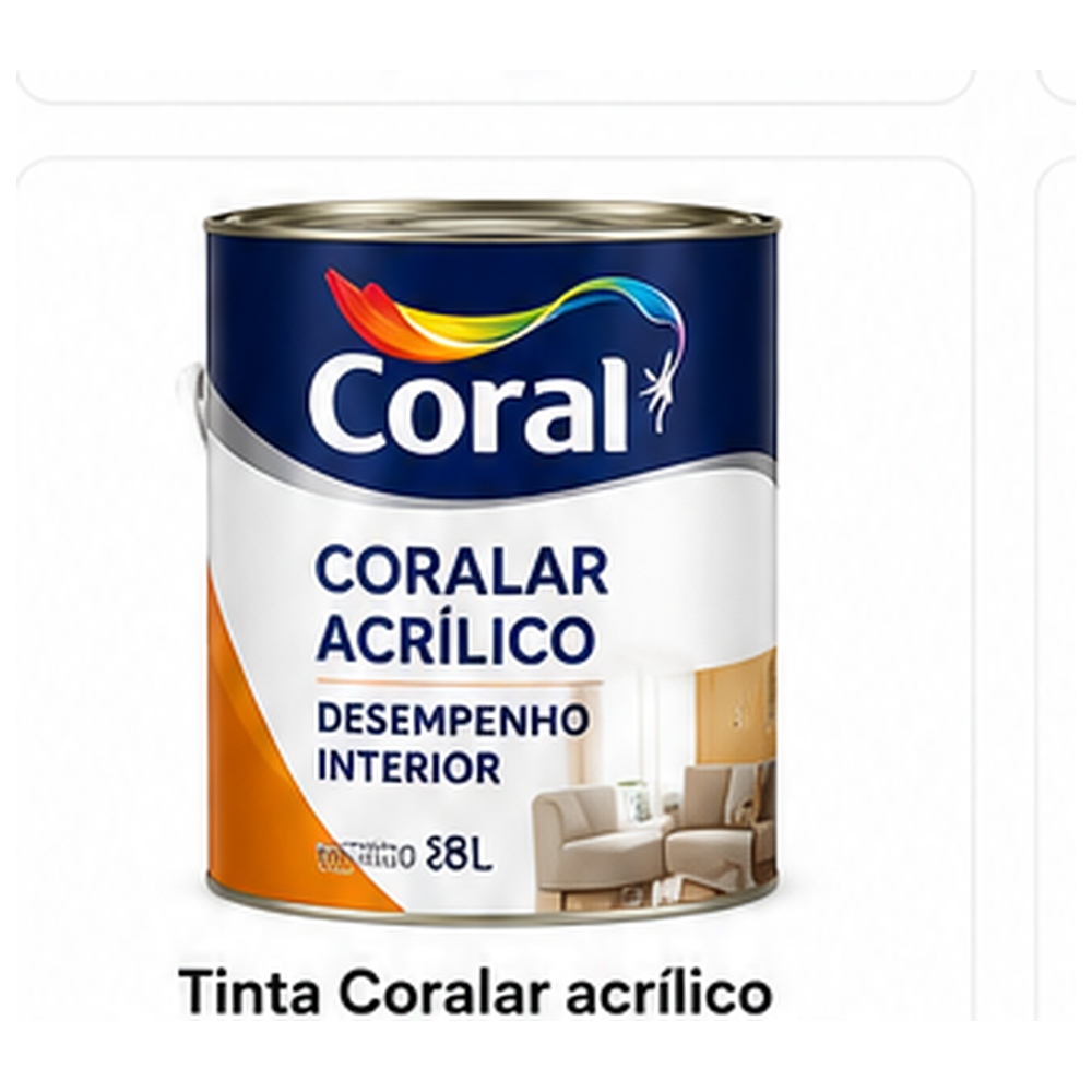 Tinta Coralar Desempenho Interior — Coral
