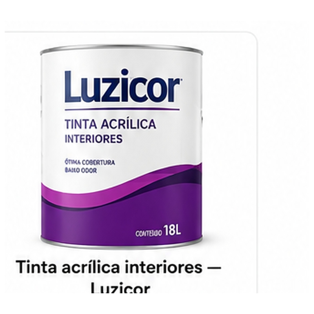 Tinta Acrílica Interiores — Luzicor