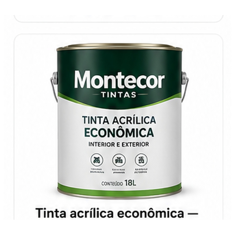 Tinta Acrílica Econômica — Montecor