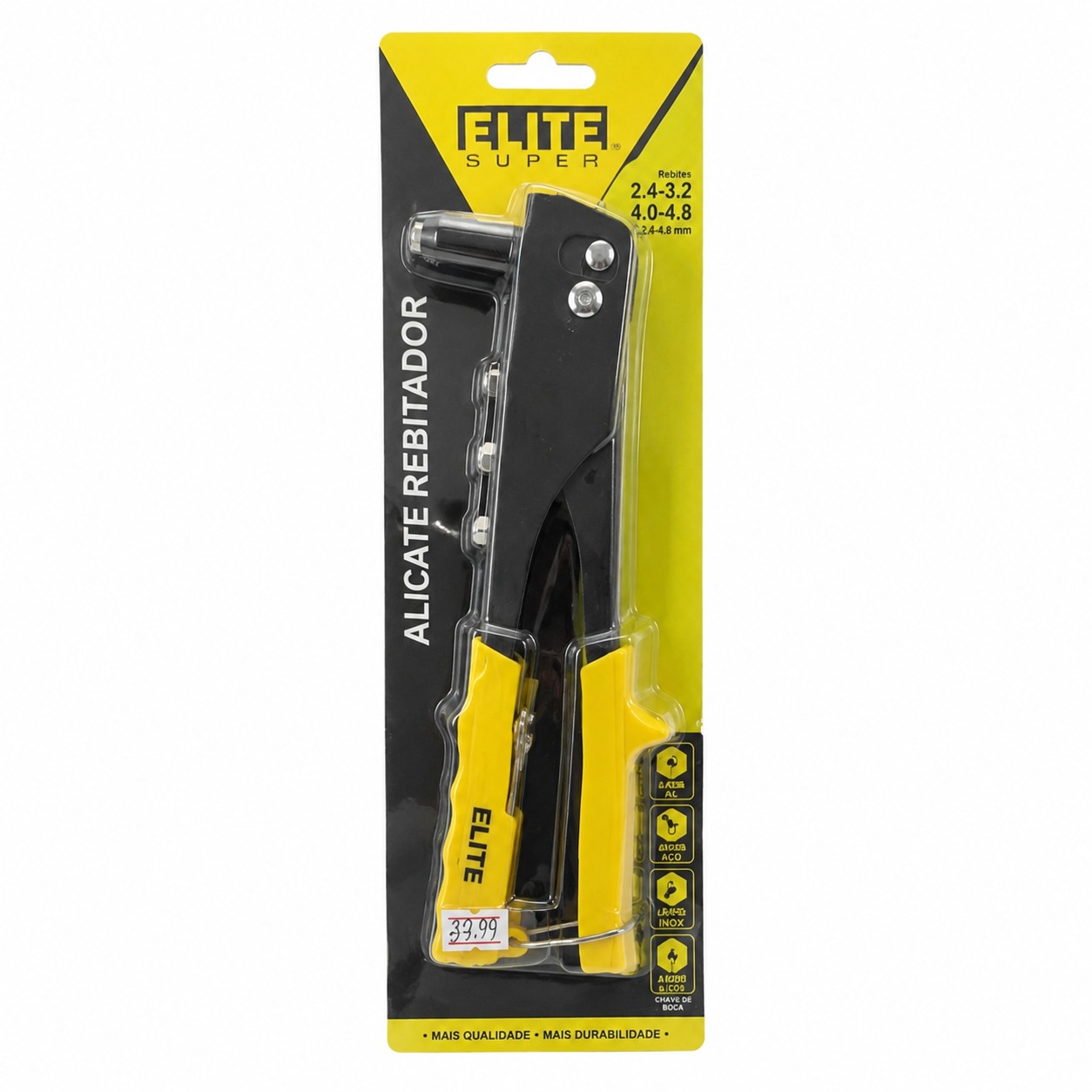 Alicate Rebitador Manual Flita Super